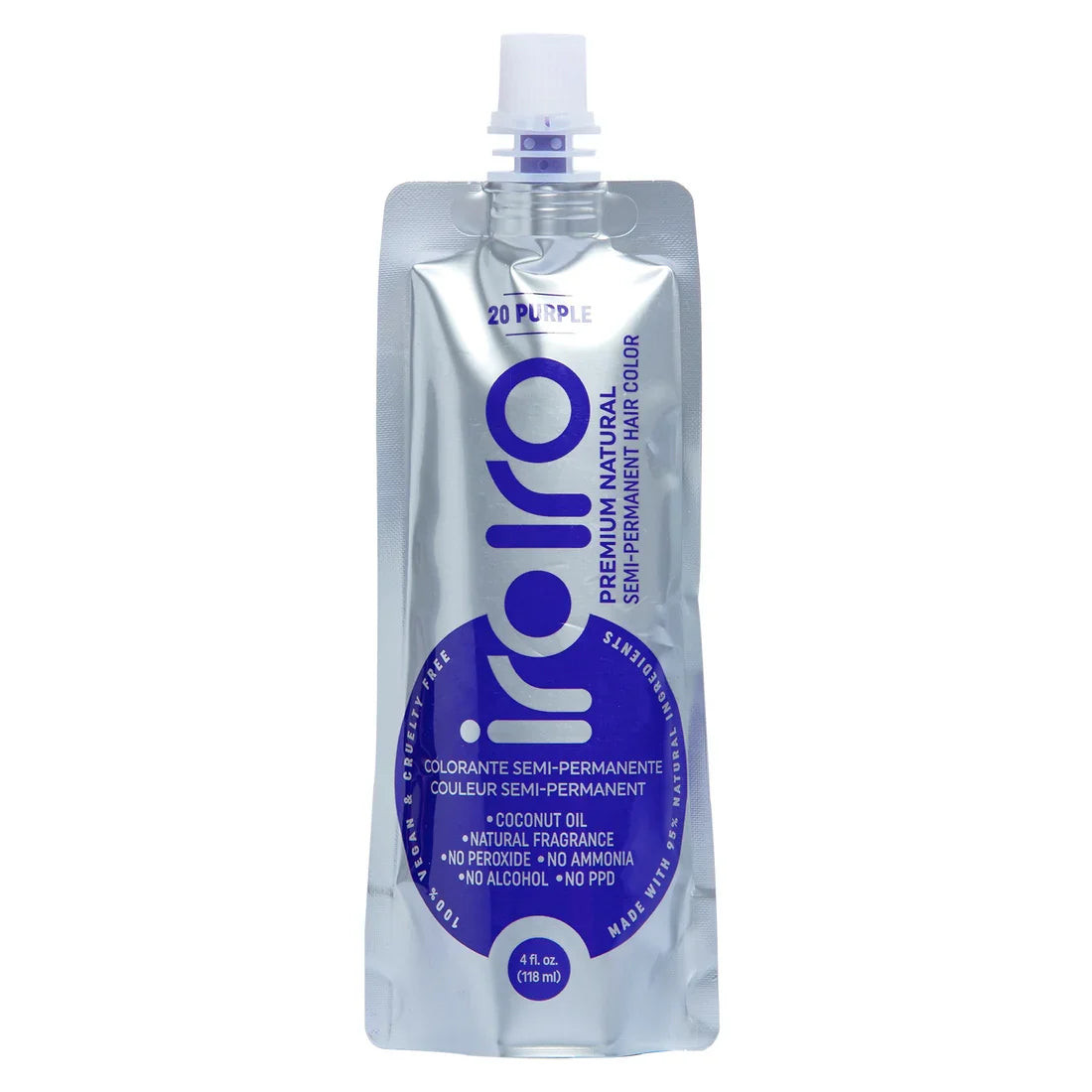 Iroiro Purple 20 semi-permanent hair colour — front product image