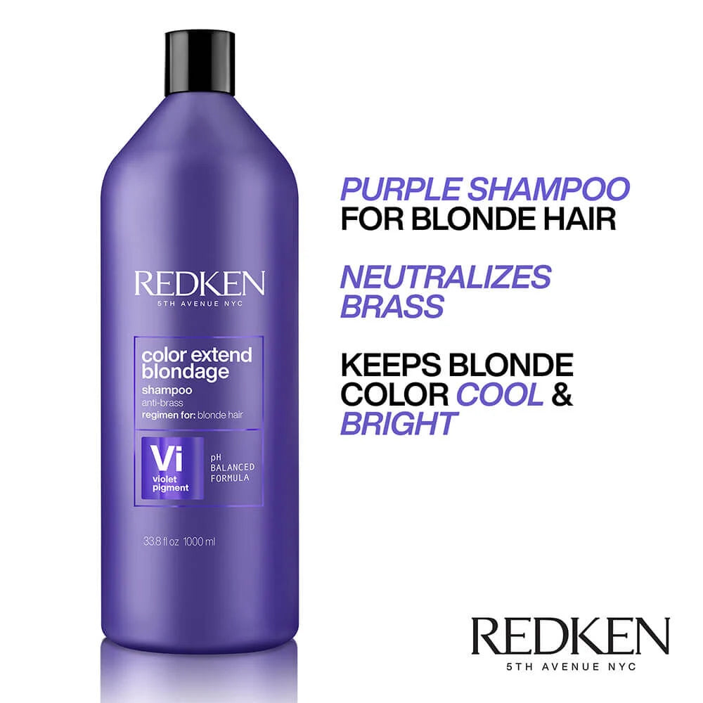 Redken Color Extend Blondage Shampoo 1000ml — — Image 6