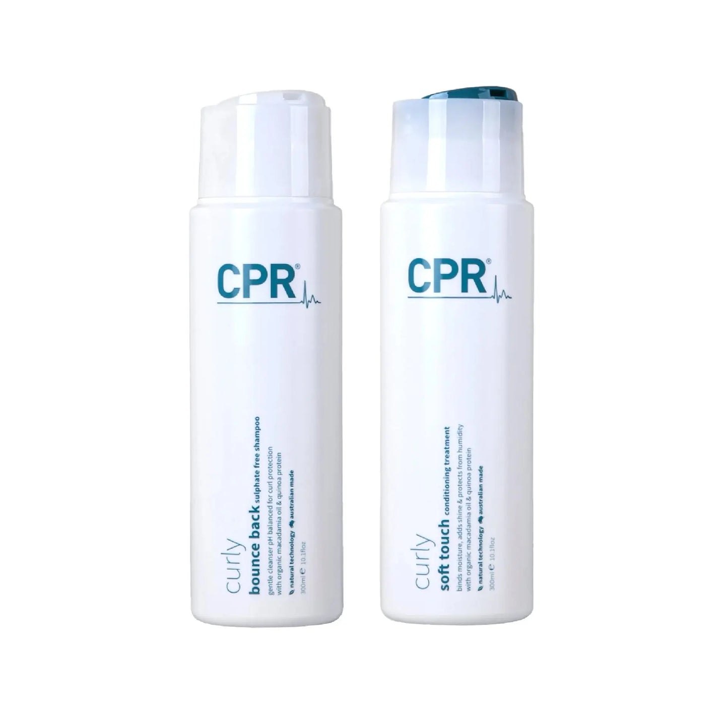 CPR Hair Curly Bounce Back Shampoo and Conditioning Treatment 300ml Bundle — CPR Hair