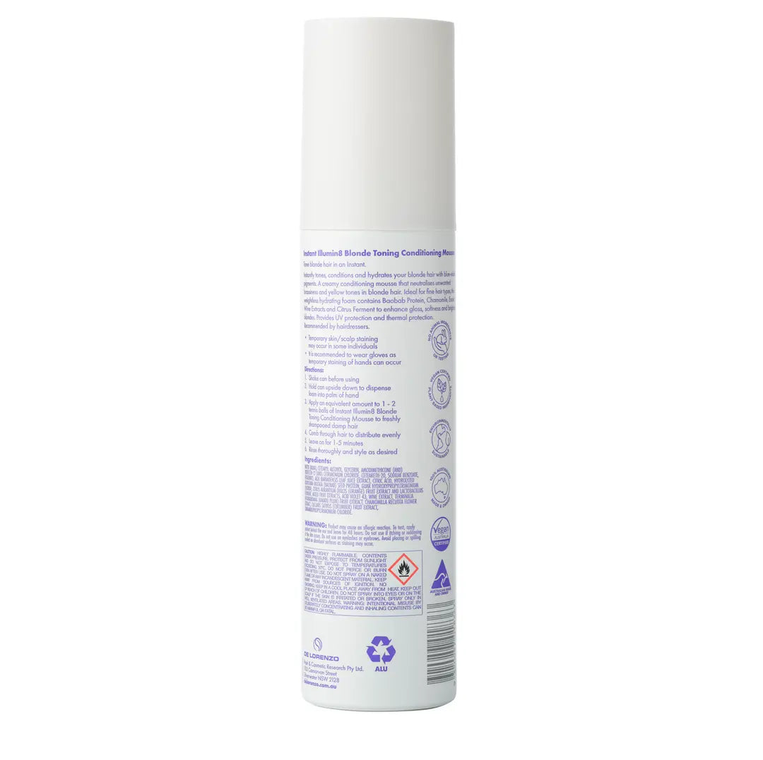 De Lorenzo illumin8-blonde-toning-mousse-250g — — Image 2
