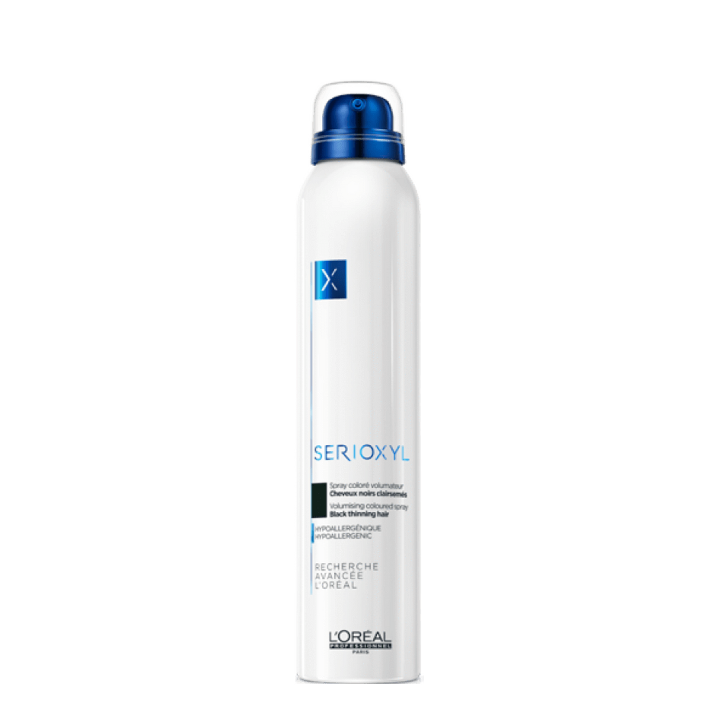 L'Oréal Professionnel Serioxyl Volumising Coloured Spray - Black Thinning Hair 200ml