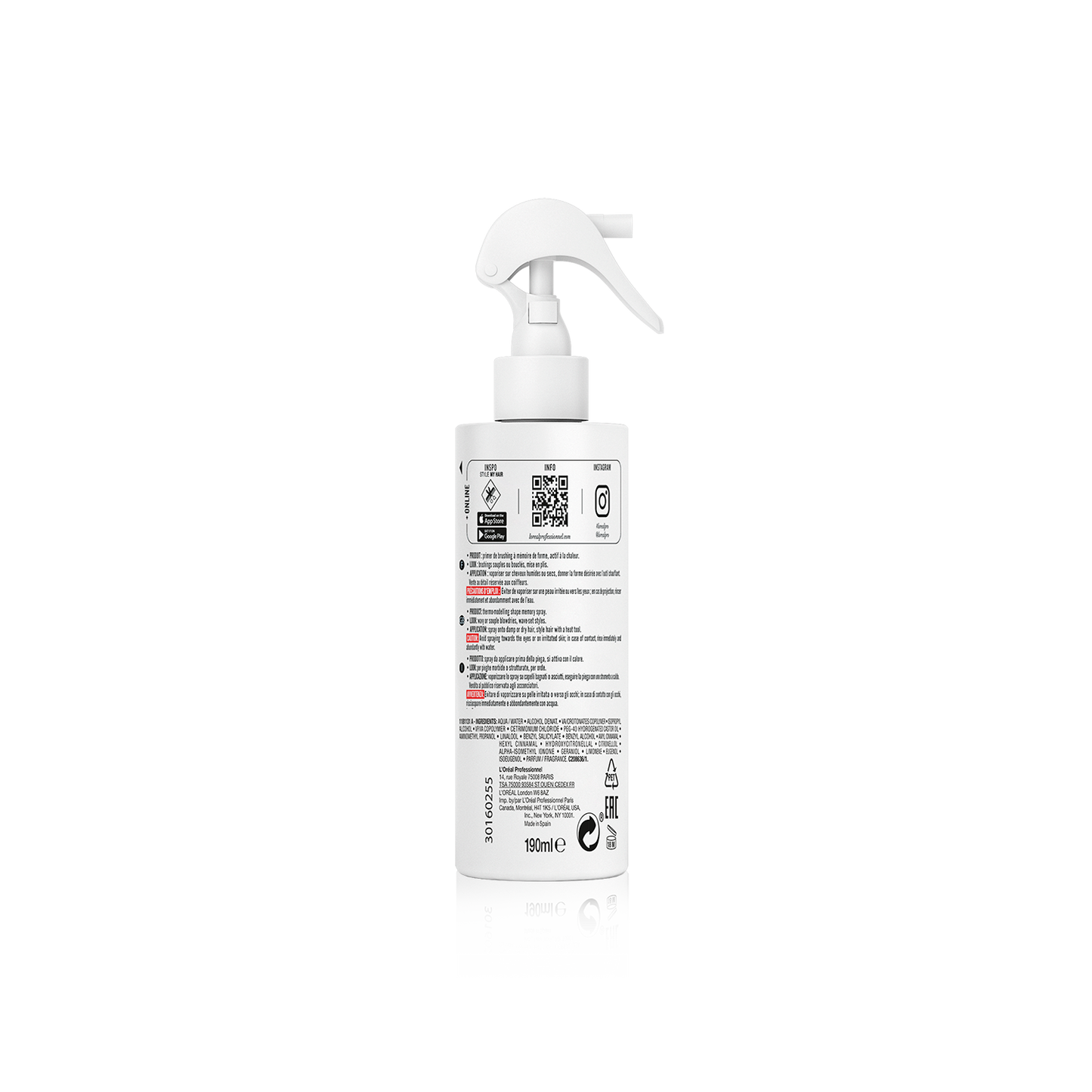 L'Oréal Professionnel Tecni.ART Flex Pli Thermo-Modelling Spray 190ml