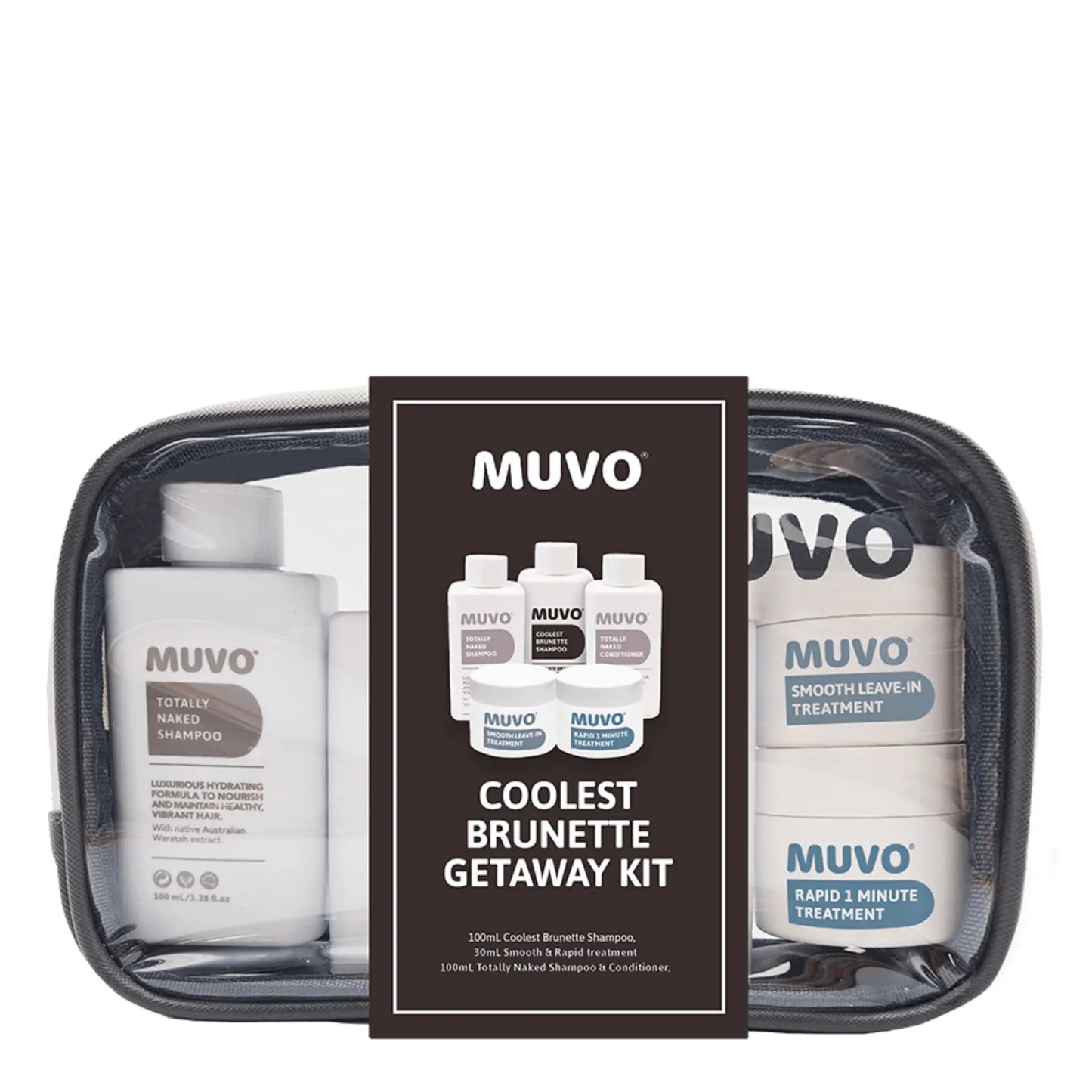 Muvo Coolest Brunette Getaway Kit