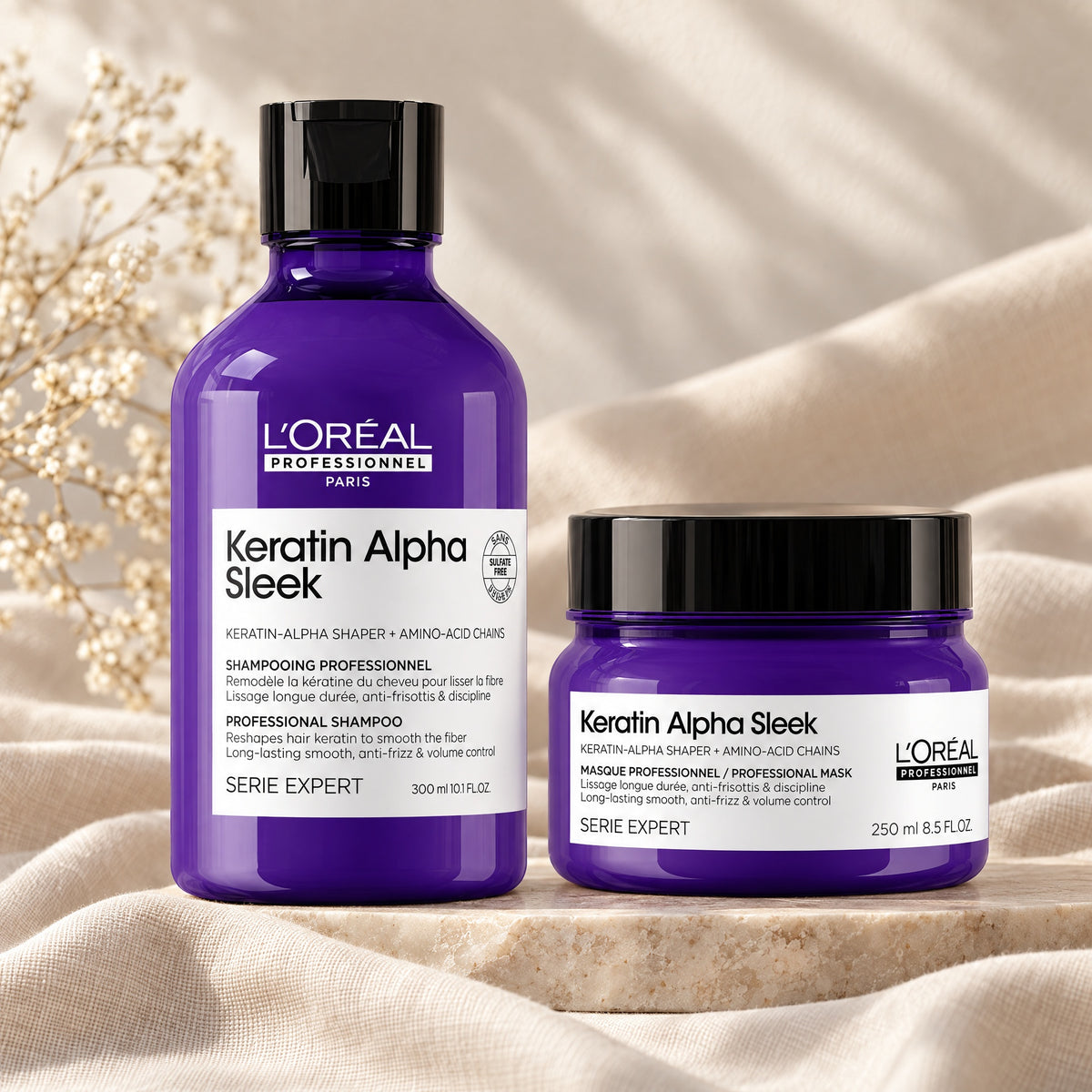 L'Oreal Professionnel Keratin Alpha Sleek Duo