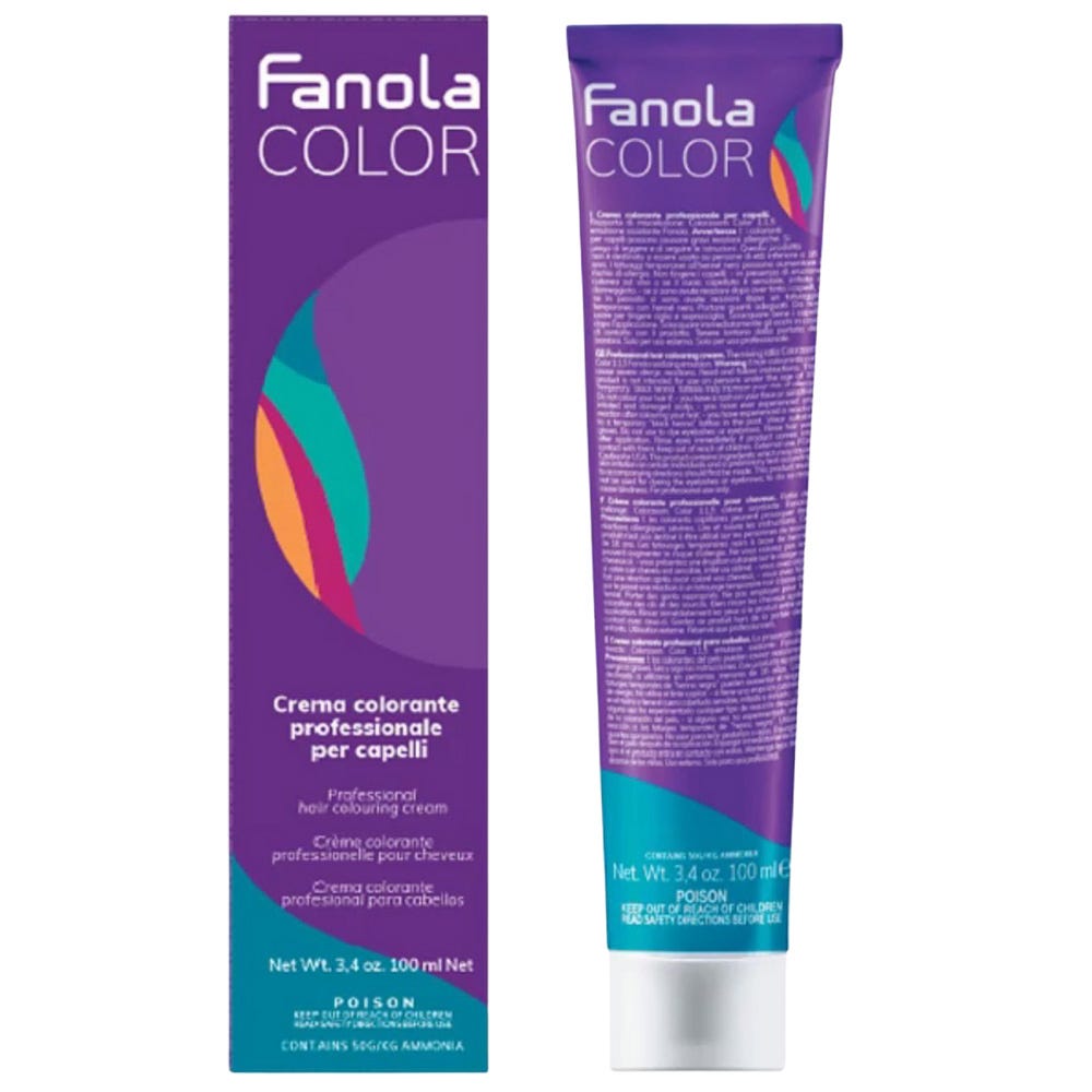 Fanola Color Professional Colouring Cream 100ml – Shade 10.17 Blonde Platinum Ash Brown