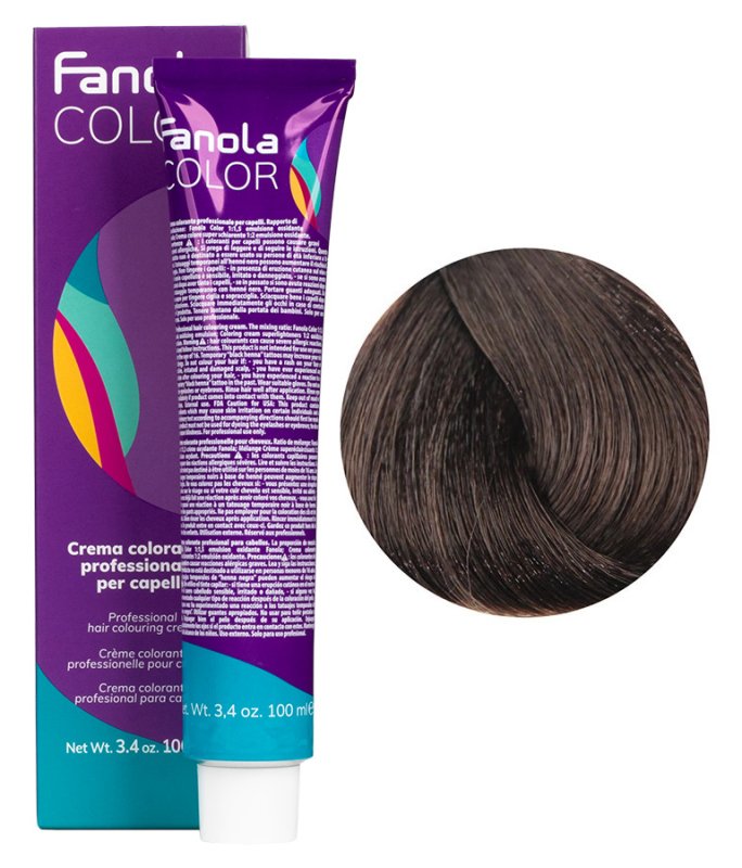 Fanola Color Professional Colouring Cream 100ml – Shade 5.3 Light Golden Chestnut