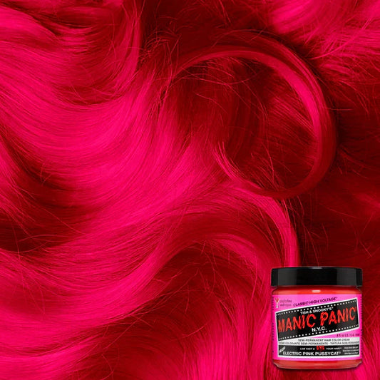Manic Panic Electric Pink Pussycat 118ml High Voltage® Classic Cream Formula Hair Color