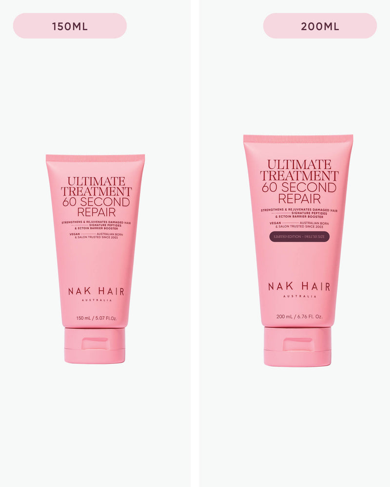 NAK Ultimate Treatment - 60 Second Repair Deluxe Size - Limited Edition 200ML