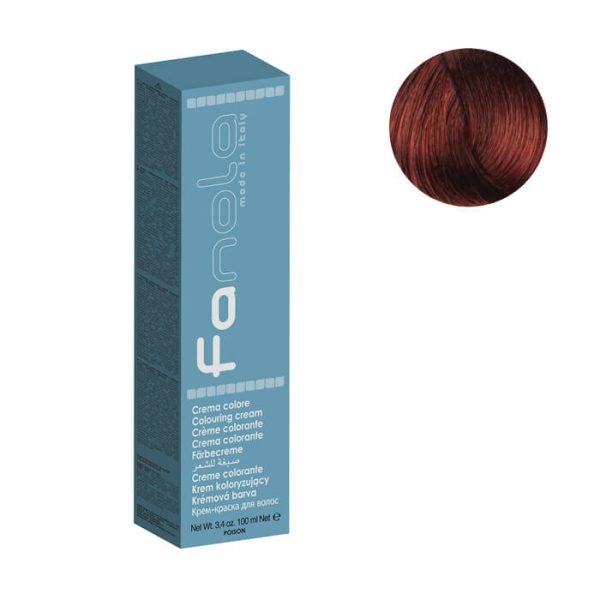 Fanola Color Professional Colouring Cream 100ml – Shade 5.46 Light Chestnut Copper Red