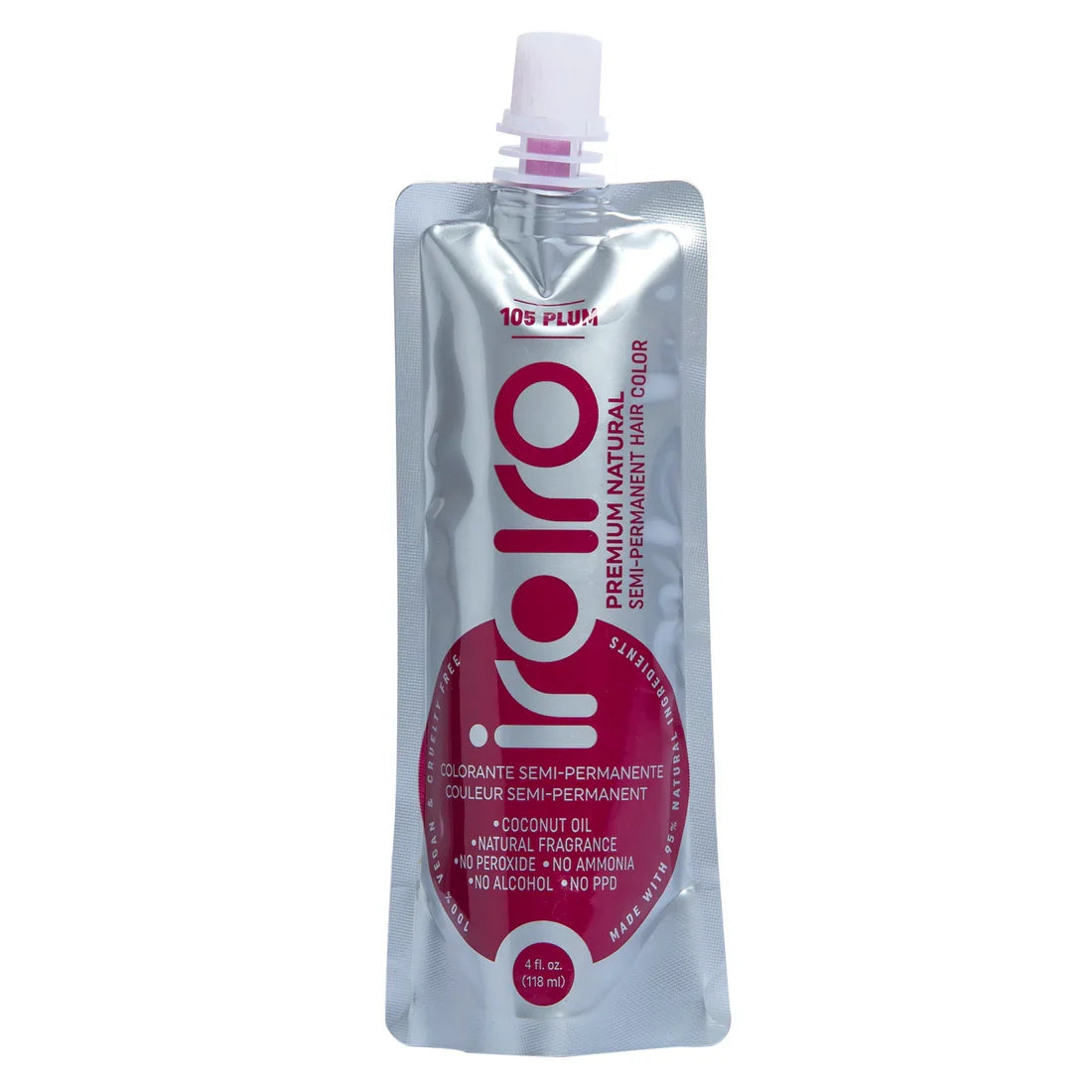 Iroiro Plum 105 semi-permanent hair colour — front product image