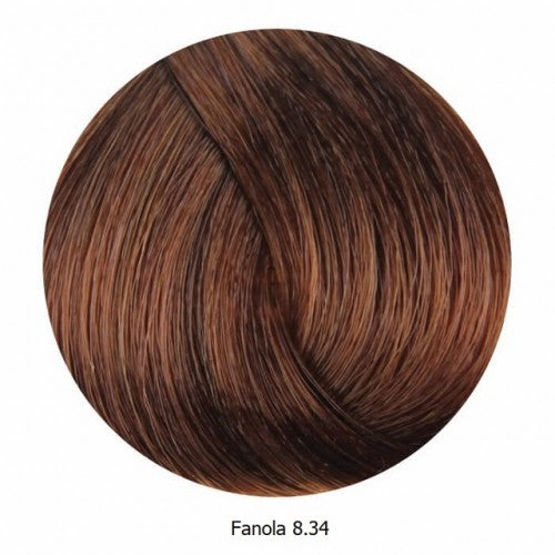 Fanola Color Professional Colouring Cream 100ml – Shade 8.34 Light Golden Copper Blonde