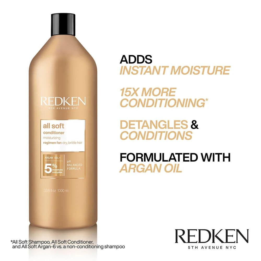 Redken All Soft Conditioner 1000ml —  — Image 2