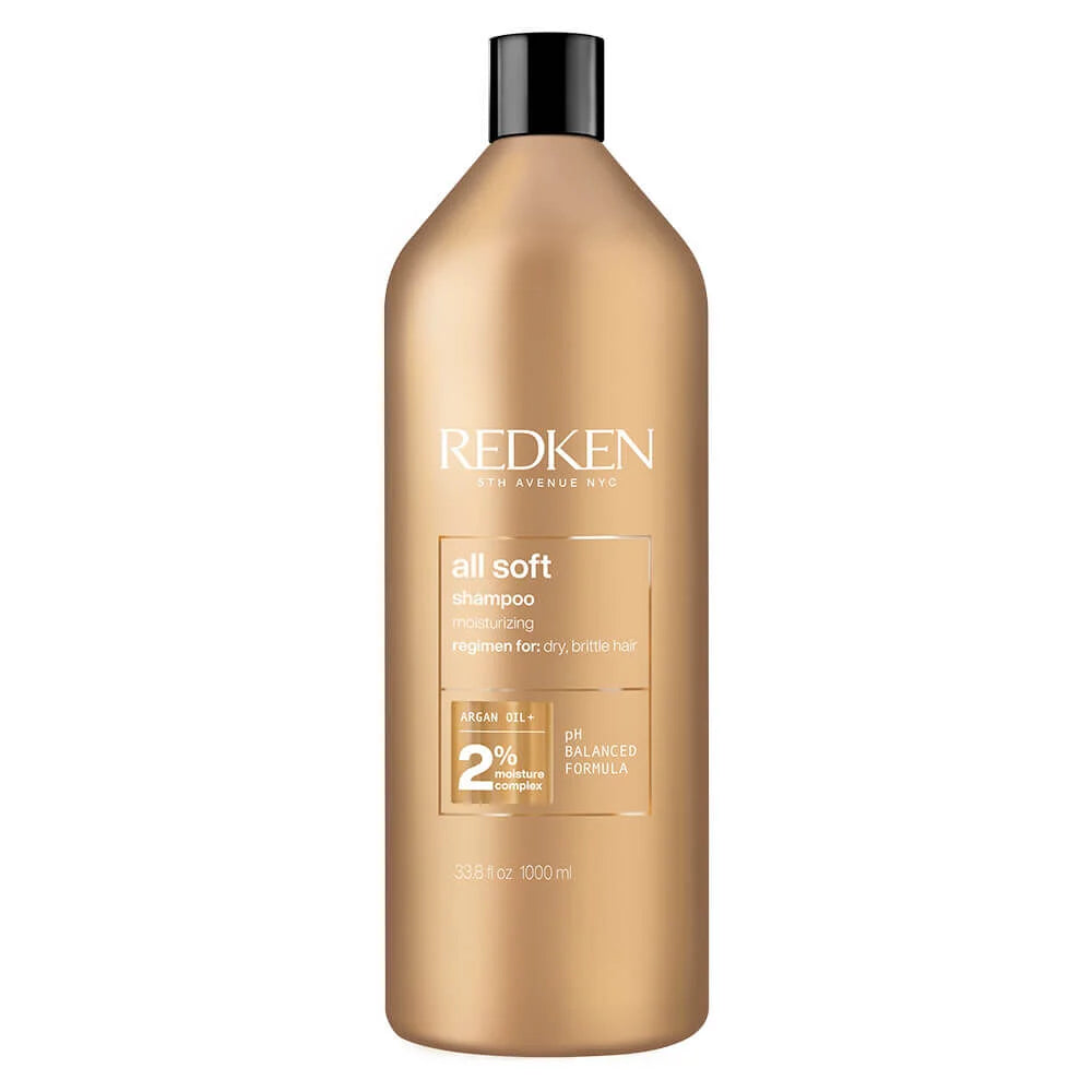 Redken All Soft Shampoo 1000ml — Prescriptive Haircare