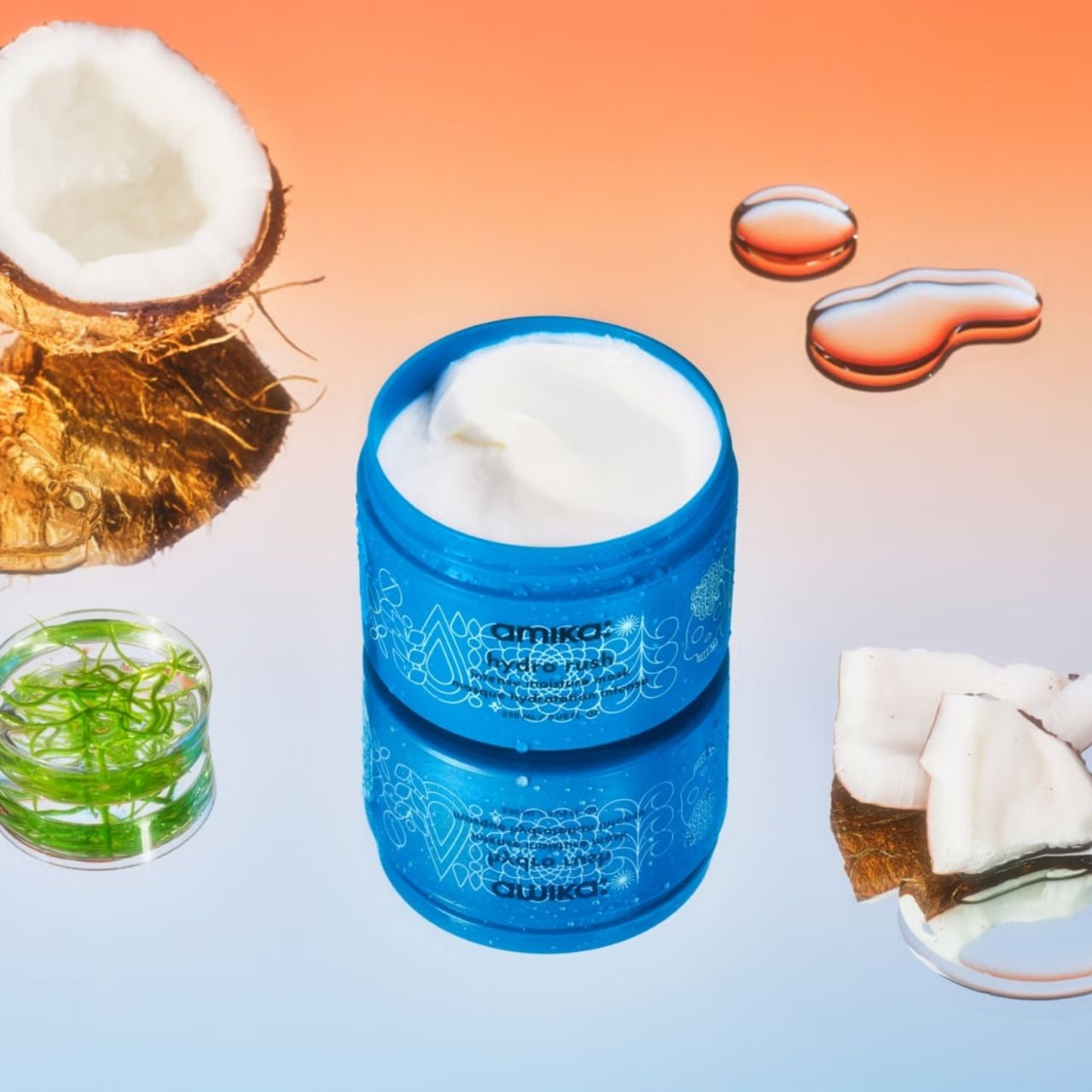 Amika Hydro Rush Intense Moisture Mask 250ml - Image 4