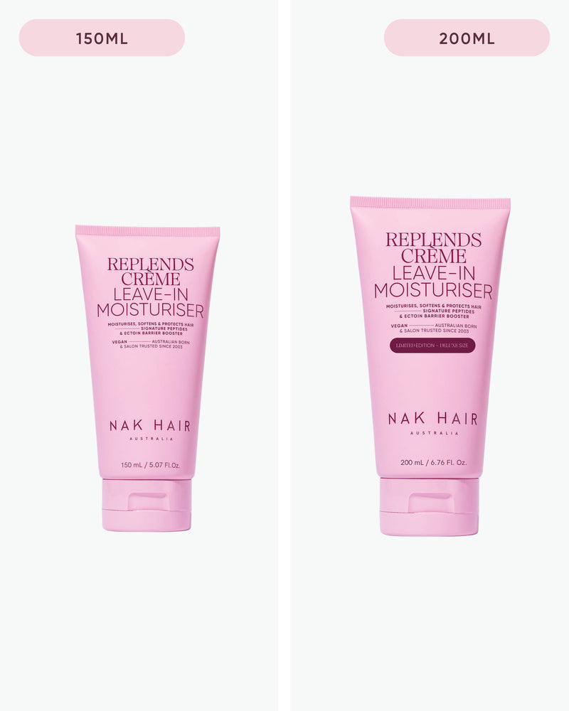 NAK Replends Crème Leave-In Moisturiser Deluxe Size- Limited Edition 200ML