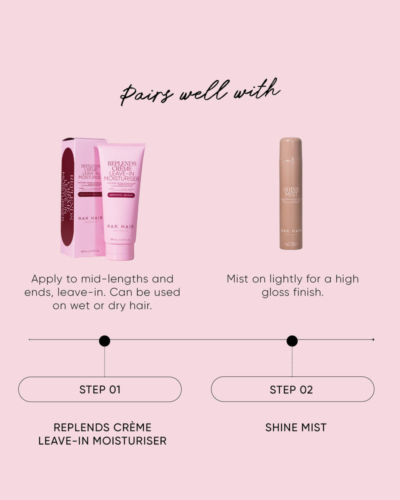 NAK Replends Crème Leave-In Moisturiser Deluxe Size- Limited Edition 200ML