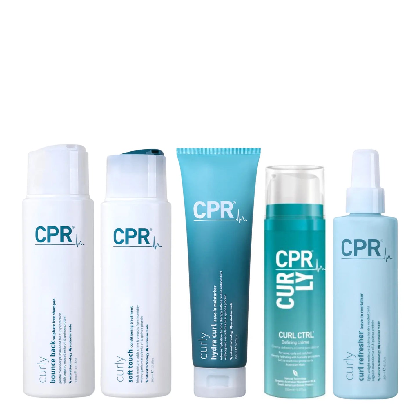 CPR Hair Curly Complete 5 Set Bundle