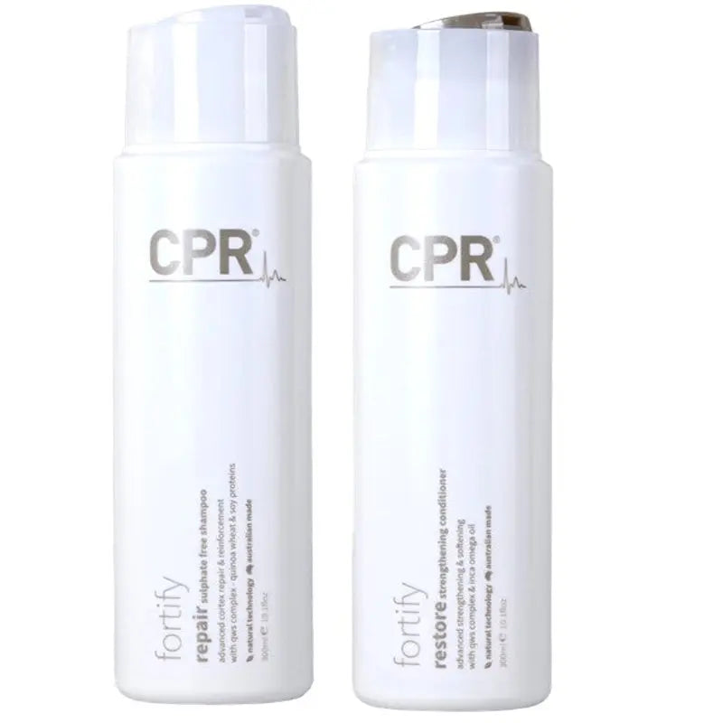 CPR Hair Fortify Repair Shampoo and Restore Strengthening Conditioner 300ml Bundle — CPR Hair