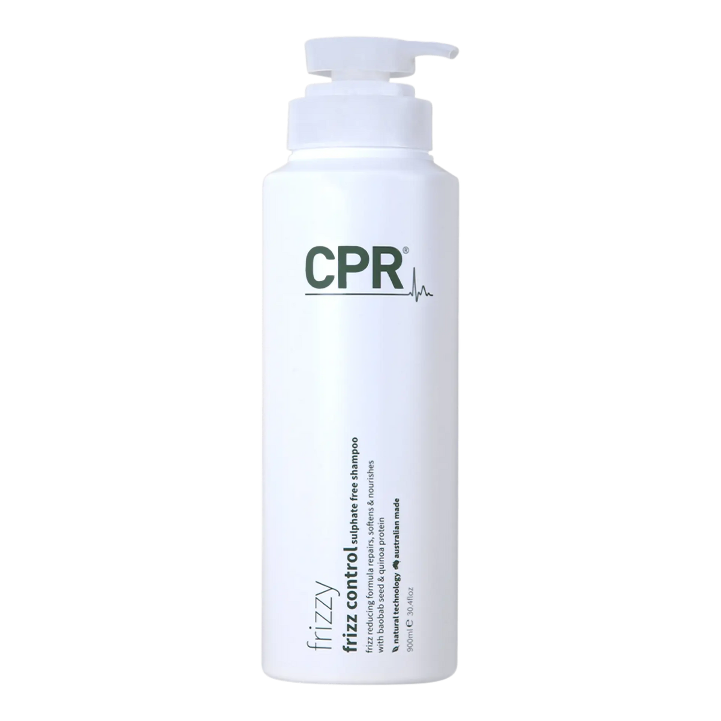 CPR Hair Frizzy Frizz Control Sulphate Free Shampoo 900ml — CPR Hair