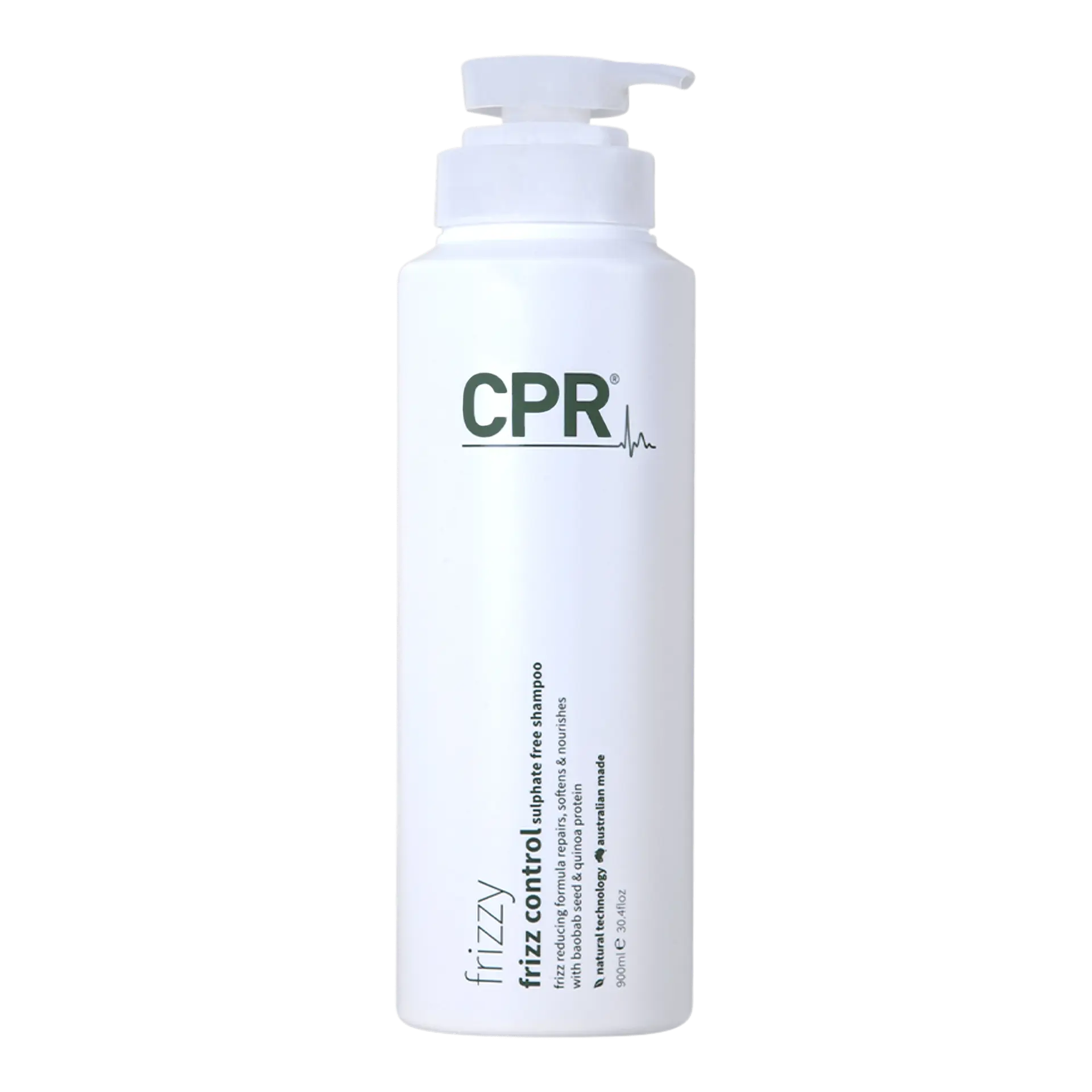CPR Hair Frizzy Frizz Control Sulphate Free Shampoo 900ml — CPR Hair