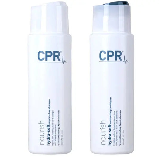 CPR Hair Nourish Hydra-Soft Shampoo and Conditioner 300ml Bundle