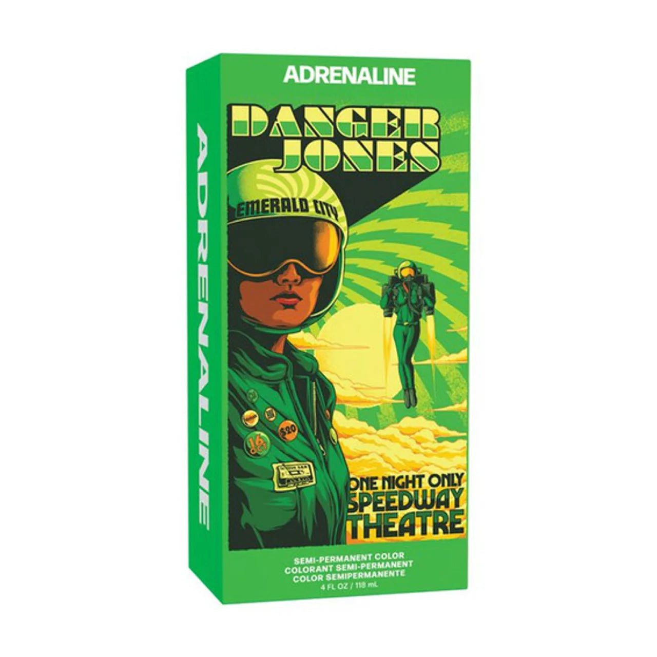 DANGER JONES ADRENALINE NEON GREEN - Nav's Hair