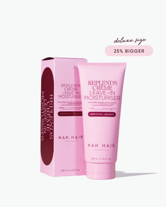 NAK Replends Crème Leave-In Moisturiser Deluxe Size- Limited Edition 200ML