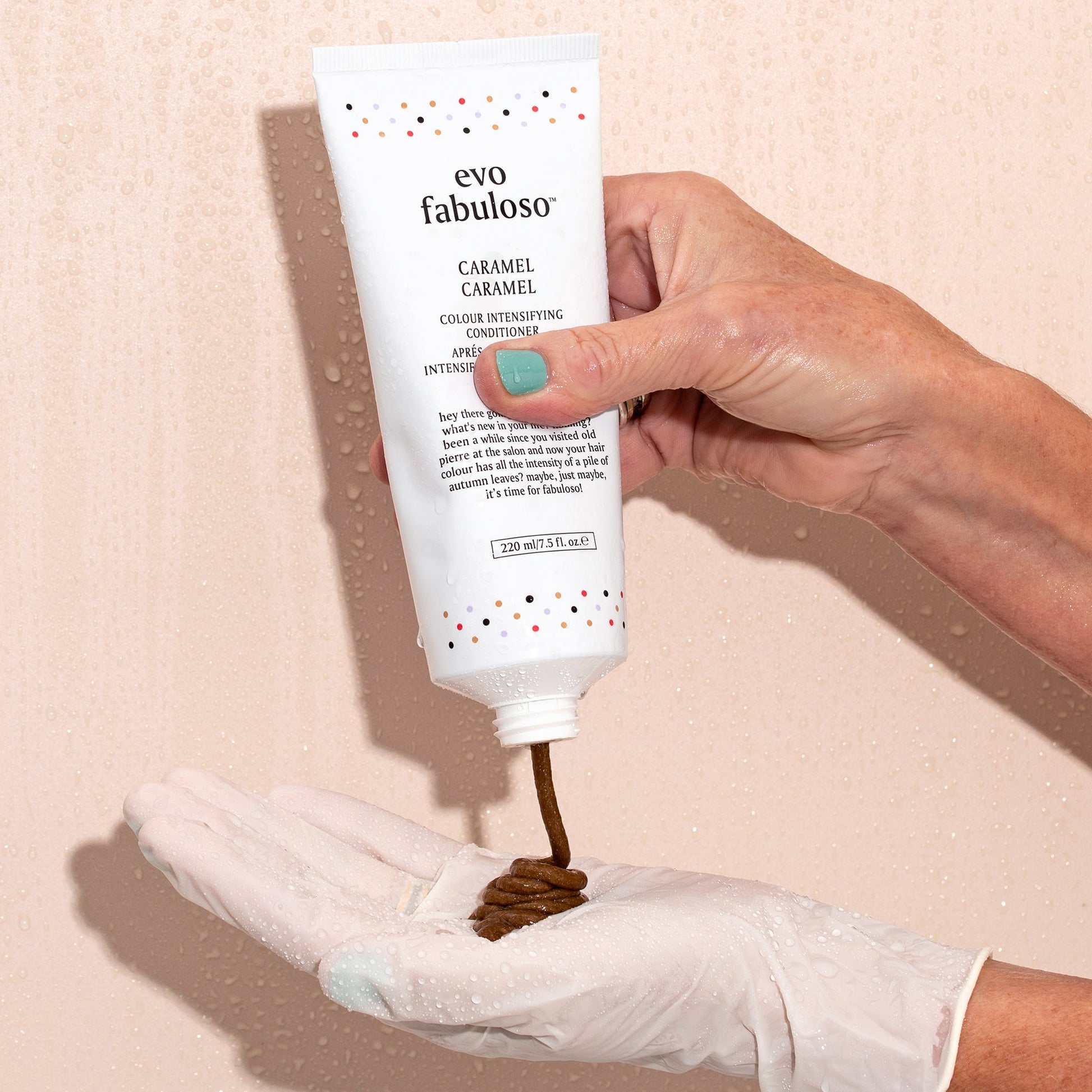 Evo Fabuloso Caramel Colour Boosting Treatment 220ml - Image 2