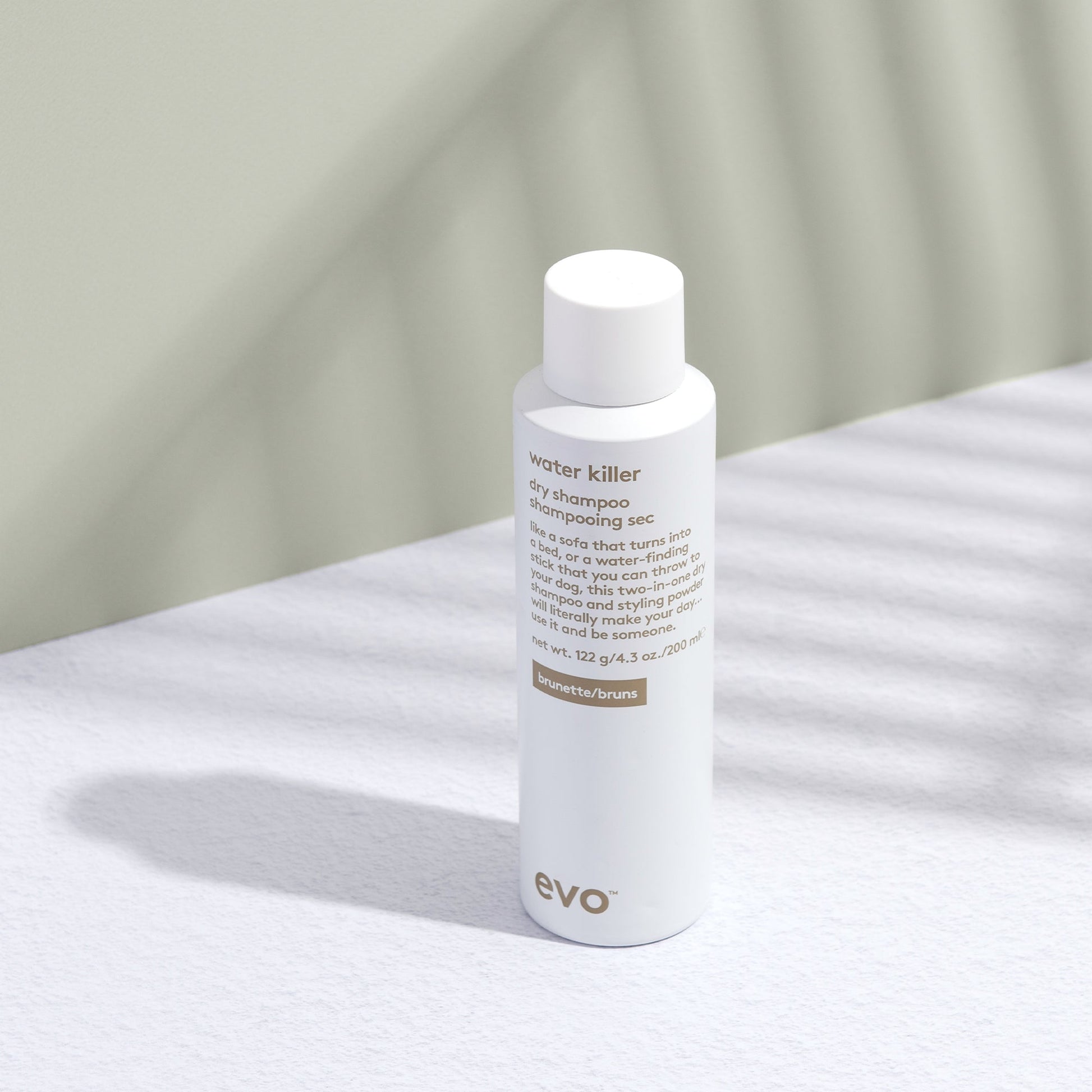 Evo Water Killer Spray Dry Shampoo Brunette 200ml - Image 2