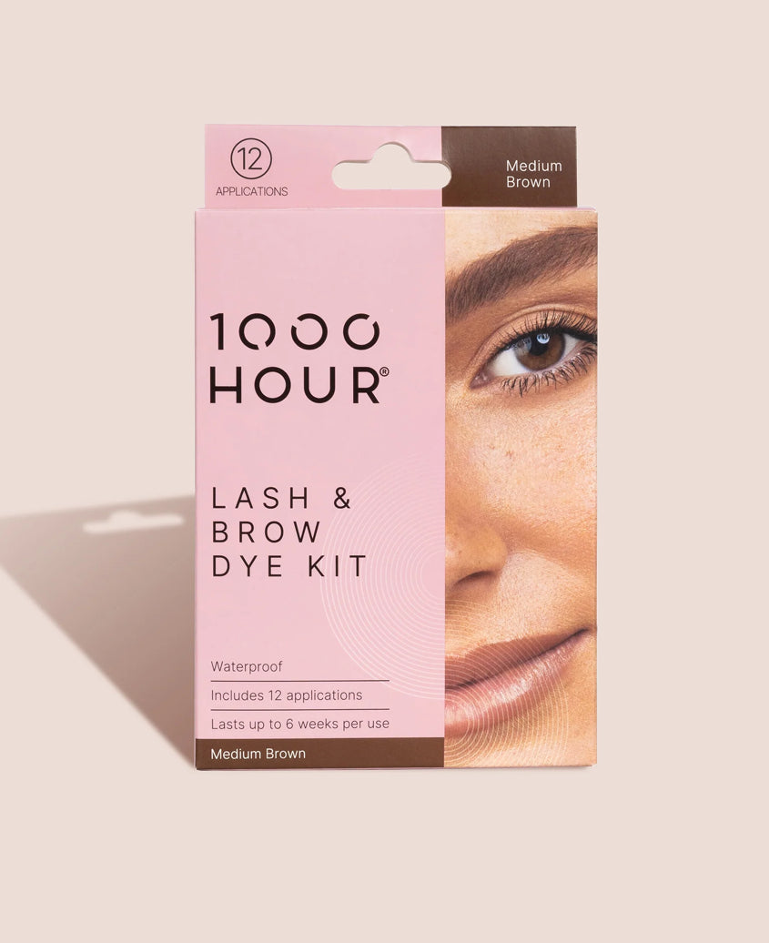 1000 HOUR Lash & Brow Dye Kit MEDIUM BROWN — 1000HOUR product image