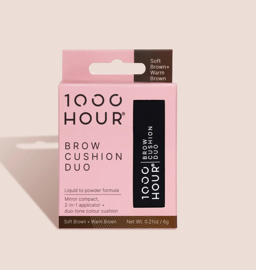 1000 Hour Brow Cushion Duo SOFT BROWN / WARM BROWN — 1000HOUR product image