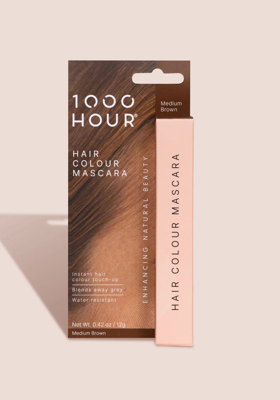 1000 HOUR® Hair Colour Mascara – Medium Brown 12g — 1000HOUR product image