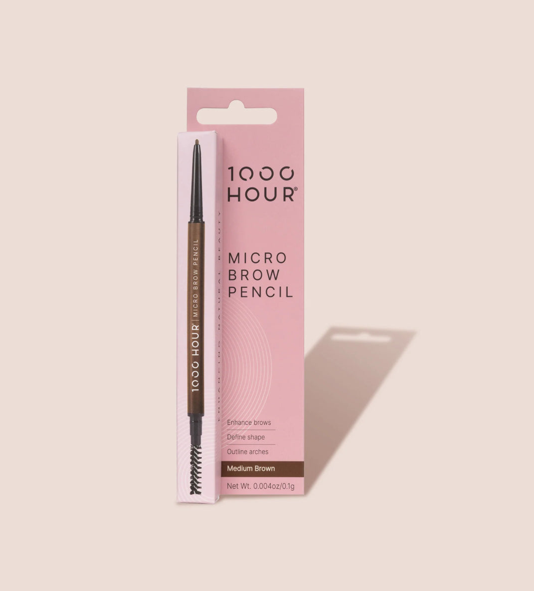 1000 HOUR® Micro Brow Pencil – Medium Brown — 1000HOUR product image