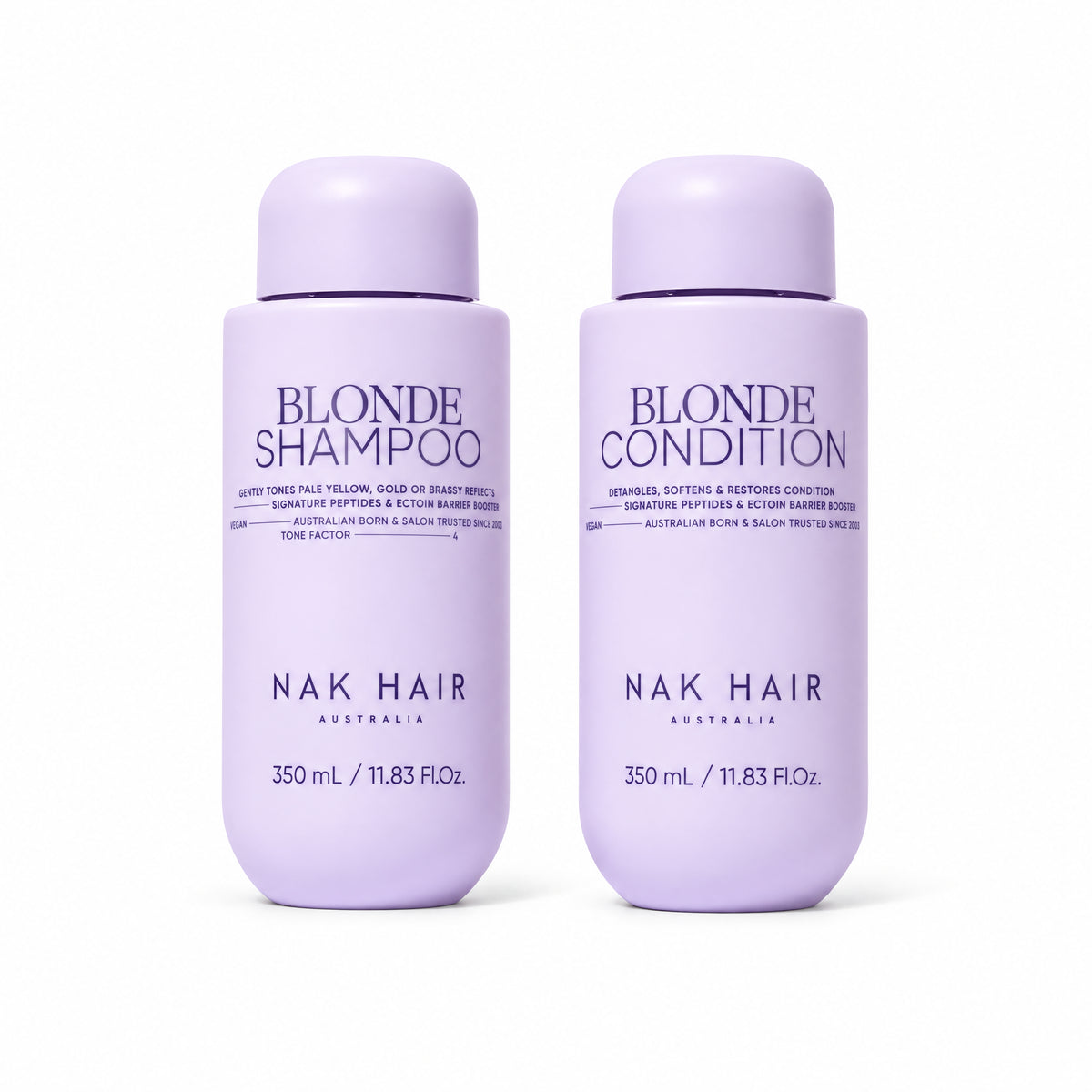 NAK Blonde Shampoo & Conditioner Duo 350ml