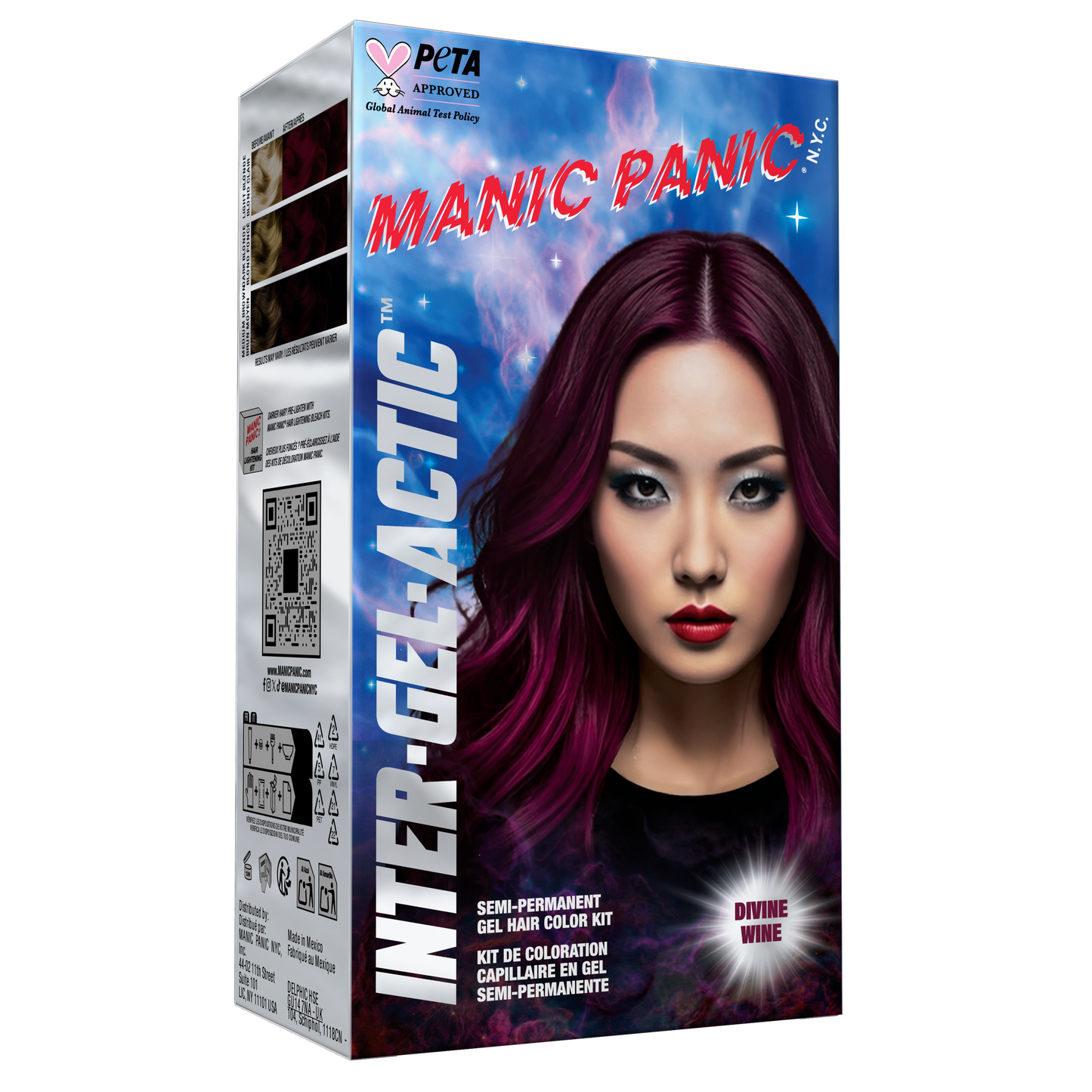 Manic Panic Divine Wine Inter-GEL-Actic Hair Color Kit