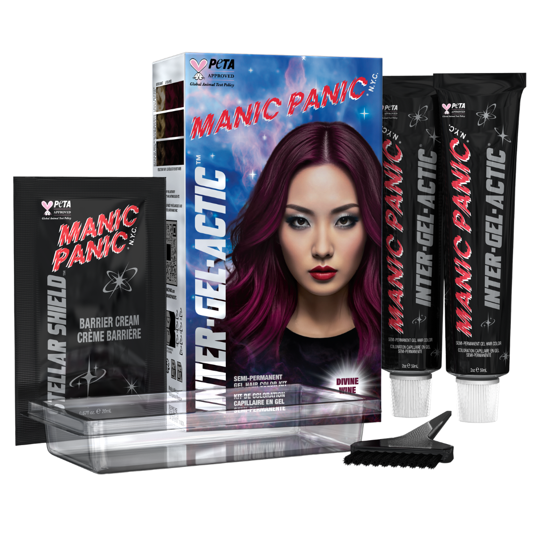 Manic Panic Divine Wine Inter-GEL-Actic Hair Color Kit