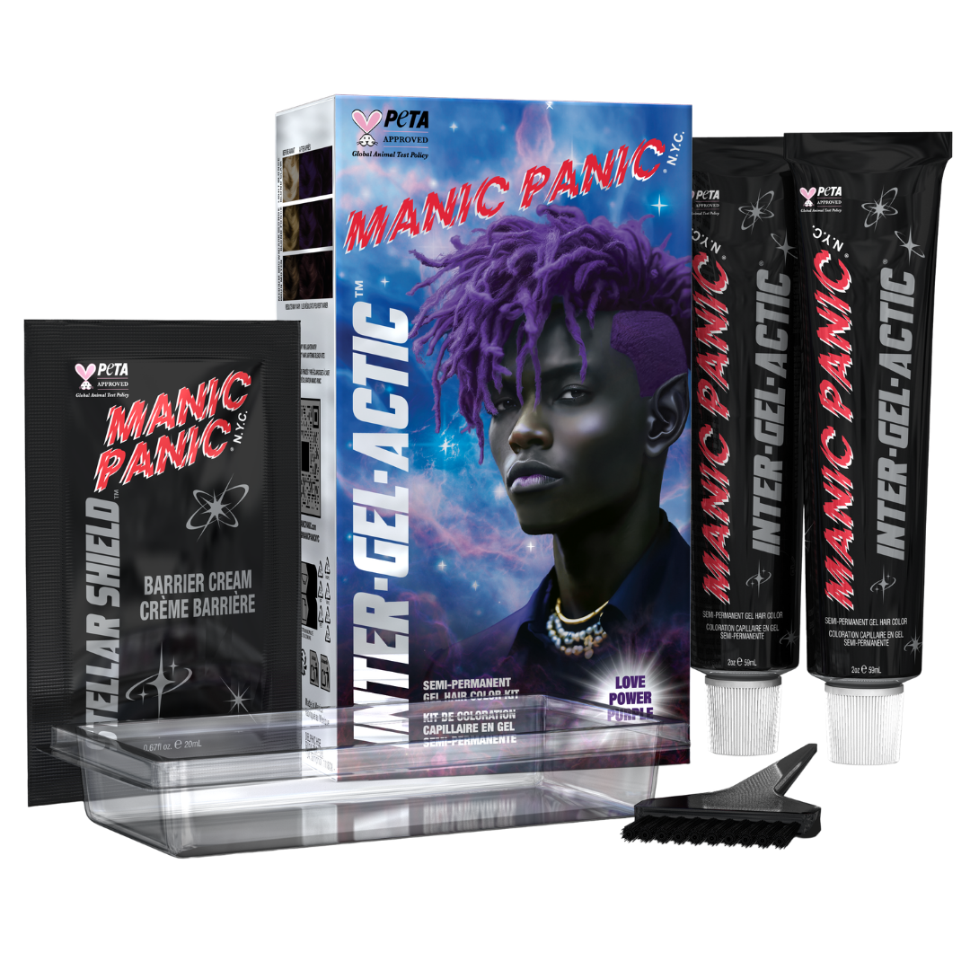 Manic Panic Love Power Purple Inter-GEL-Actic Hair Color Kit