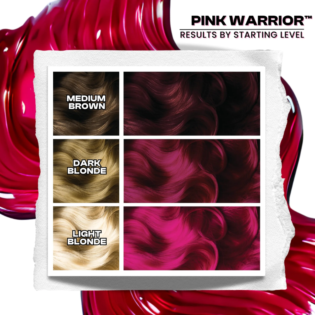 Manic Panic Love Pink Warrior Inter-GEL-Actic Hair Color Kit