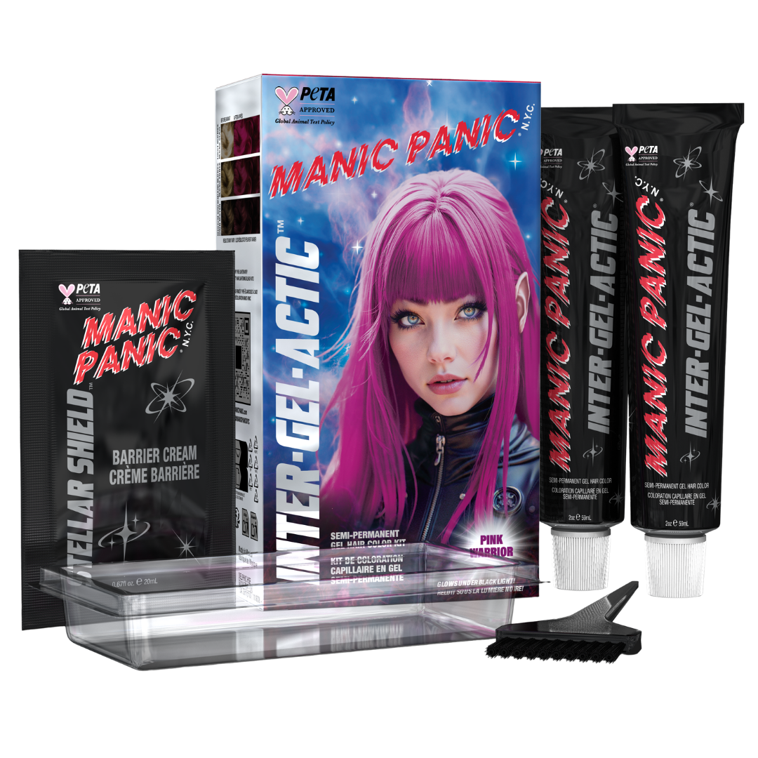 Manic Panic Love Pink Warrior Inter-GEL-Actic Hair Color Kit