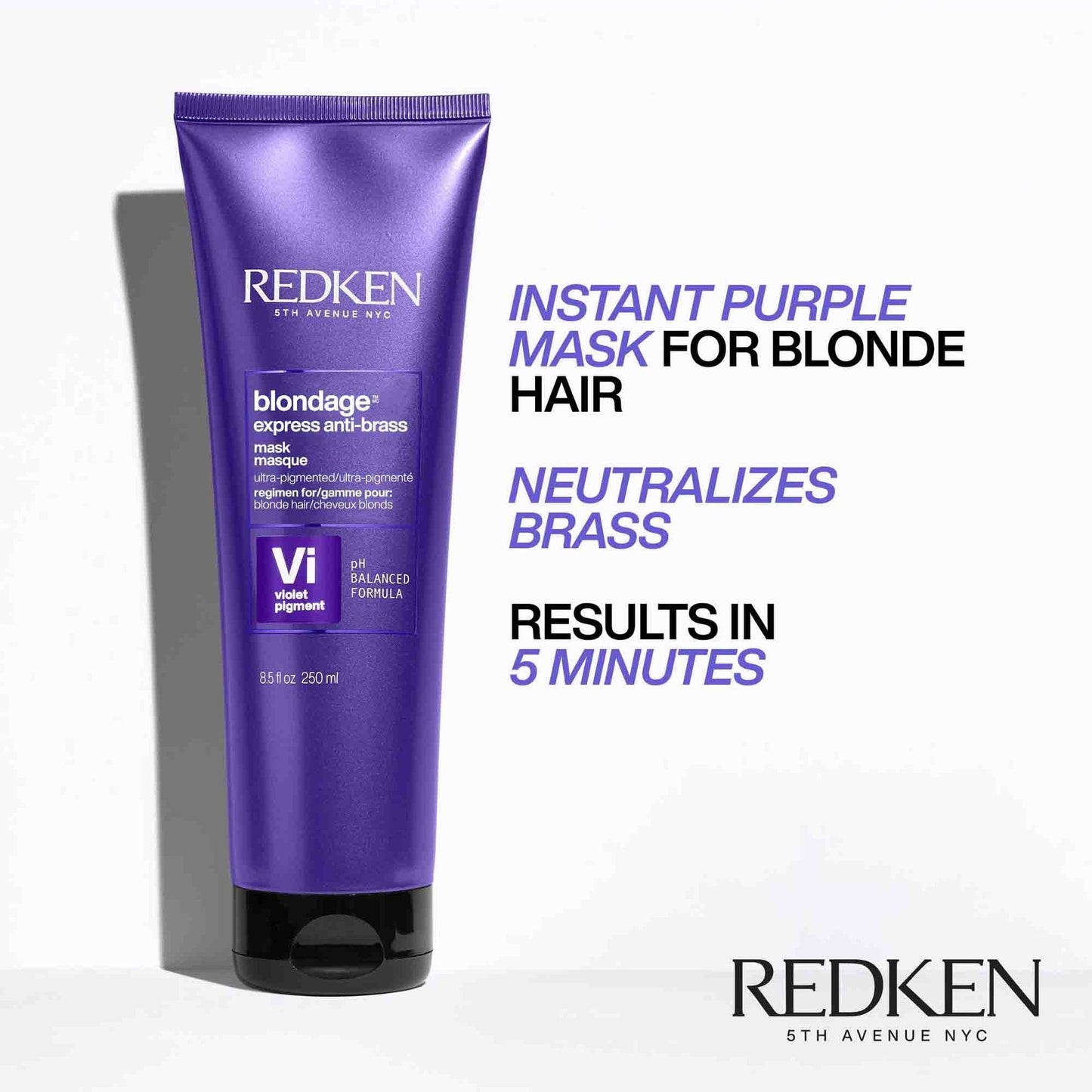 Redken Color Extend Blondage Express Anti-Brass Purple Hair Mask 250ml