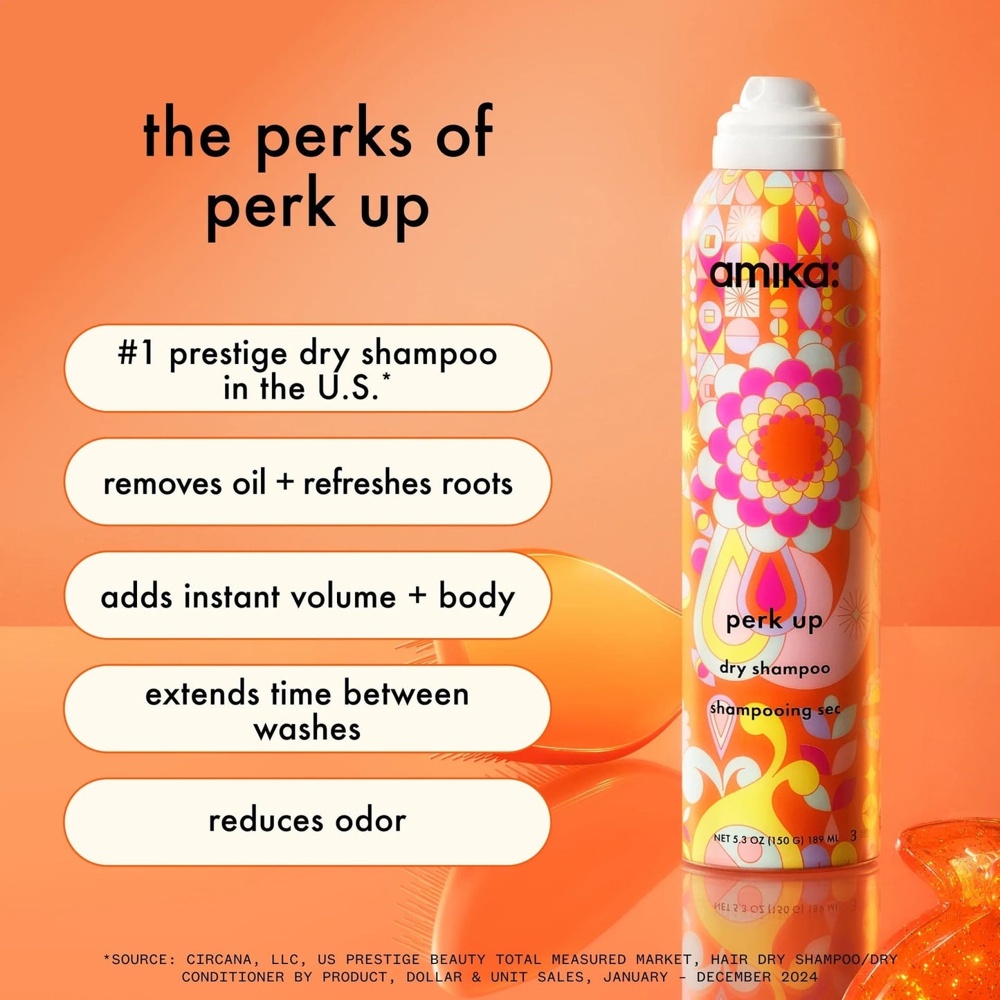 Amika Perk Up Dry Shampoo 269g/339ml