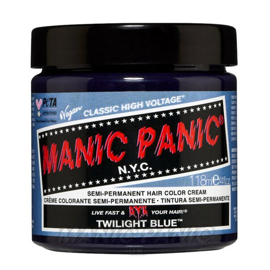Manic Panic Twilight Blue 118ml High Voltage Classic Cream Formula Hair Color