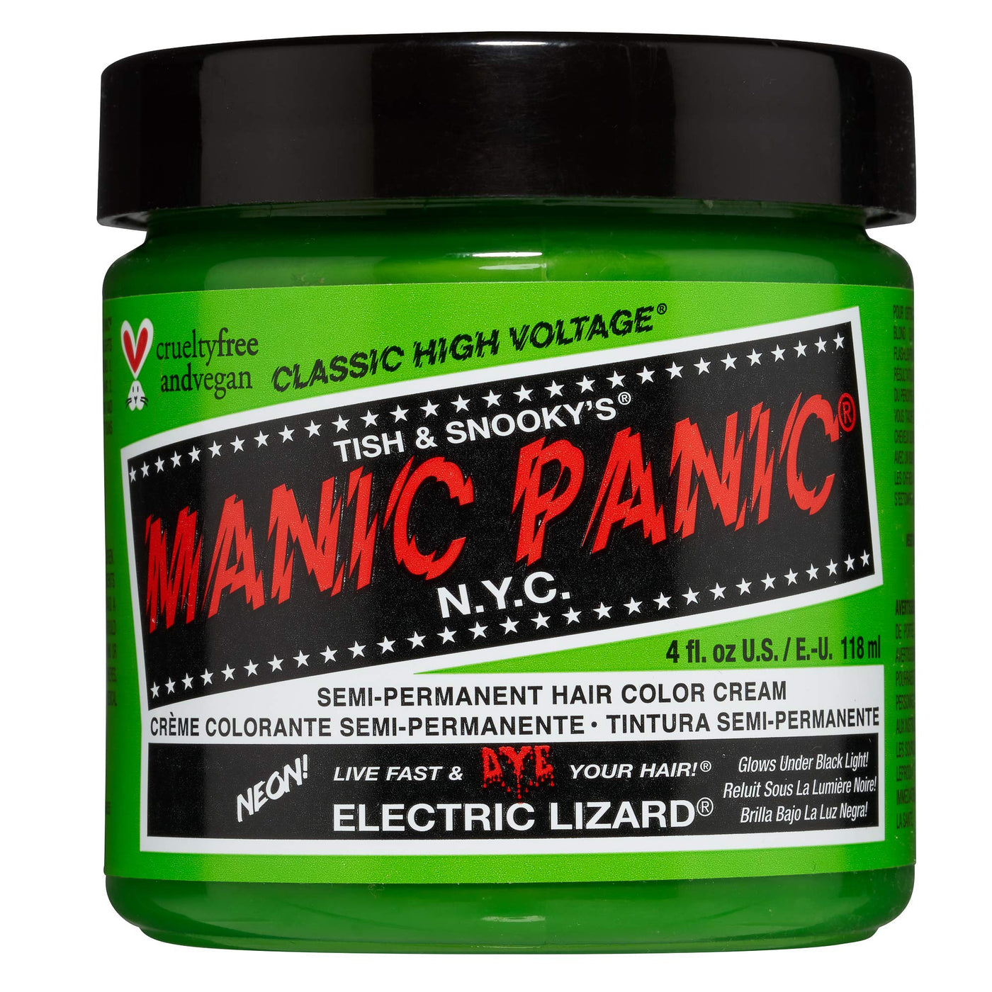 Manic Panic Electric Lizard 118ml High Voltage Classic Cream Formula Hair Color — Manic Panic