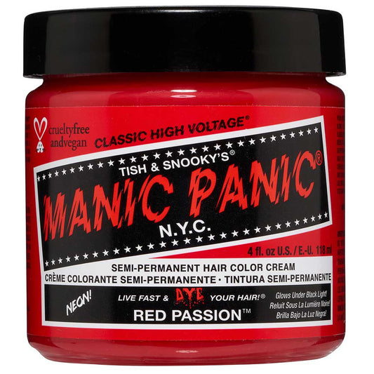 Manic Panic Red Passion 118ml High Voltage® Classic Cream Formula Hair Color