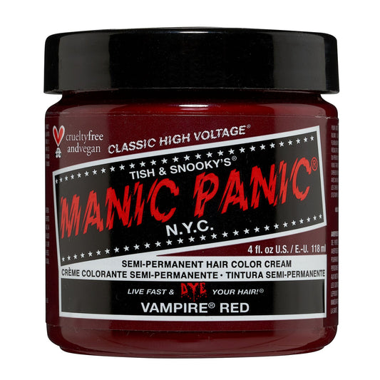 Manic Panic Vampire Red 118ml High Voltage® Classic Cream Formula Hair Color