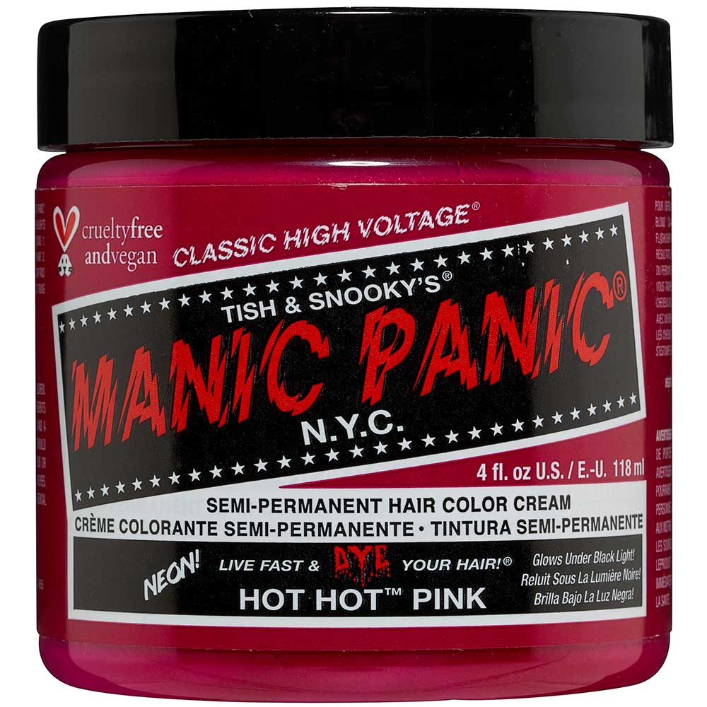 Manic Panic Hot Hot Pink 118ml High Voltage Classic Cream Formula Hair Color — Manic Panic