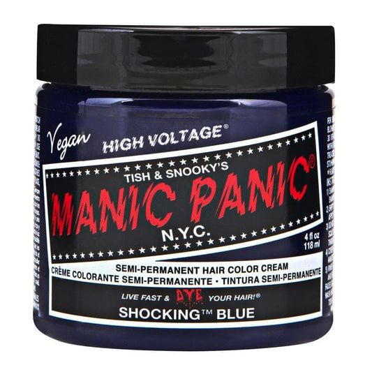 Manic Panic Shocking Blue 118ml High Voltage Classic Cream Formula Hair Color