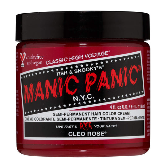 Manic Panic Cleo Rose 118ml High Voltage Classic Cream Formula Hair Color