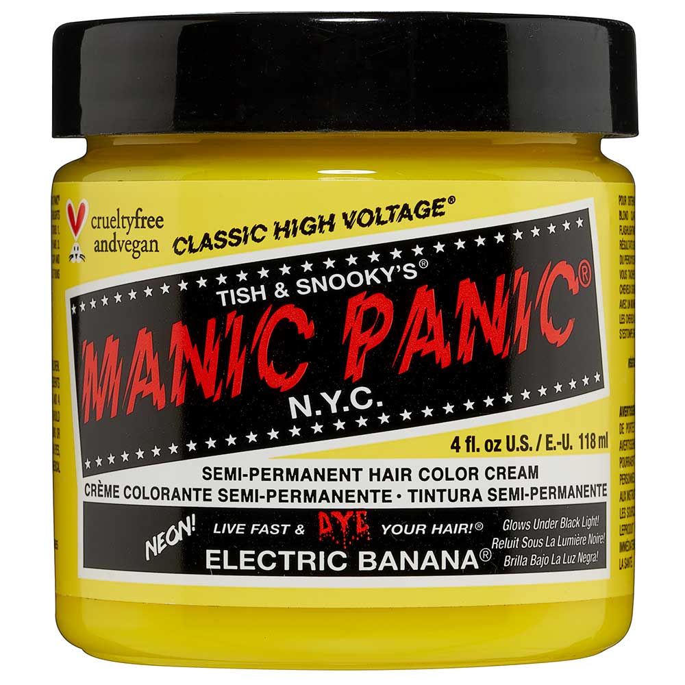 Manic Panic Electric Banana 118ml High Voltage® Classic Cream Formula ...
