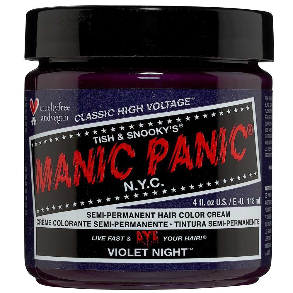 Manic Panic Violet Night 118ml High Voltage Classic Cream Formula Hair Color — Manic Panic
